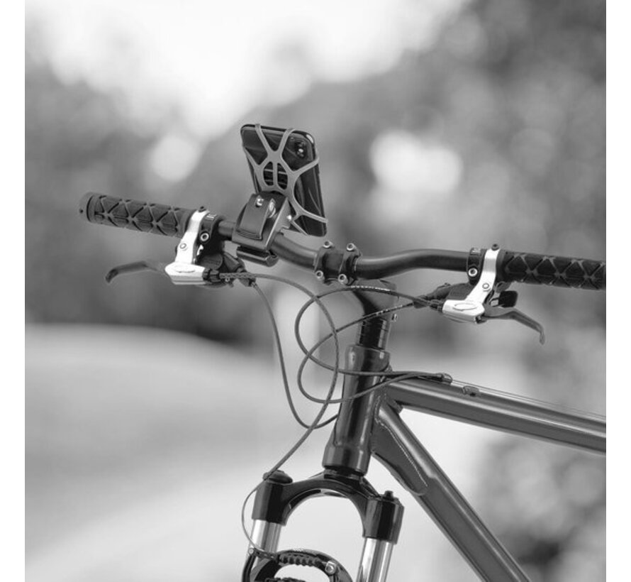 Ghostbike Support magnétique pour smartphone à vélo, noir - Plastique - Celly