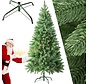 Tectake - sapin de Noël artificiel réaliste - 180 cm - pied inclus - sapin de Noël - Pin - 742 pointes et aiguilles moulées par injection