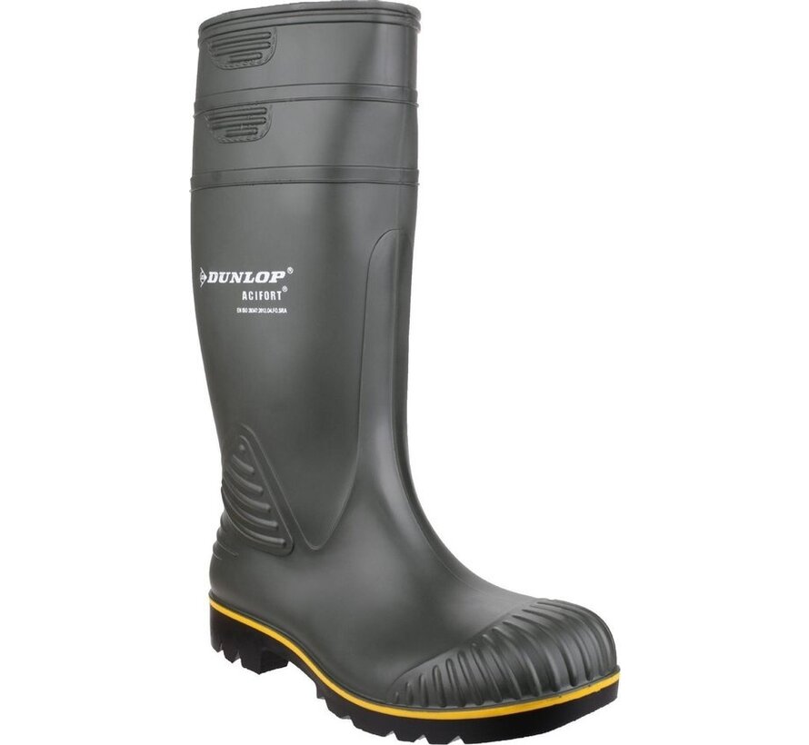 Dunlop B440631 Acifort Vert Bottes à genoux Hommes