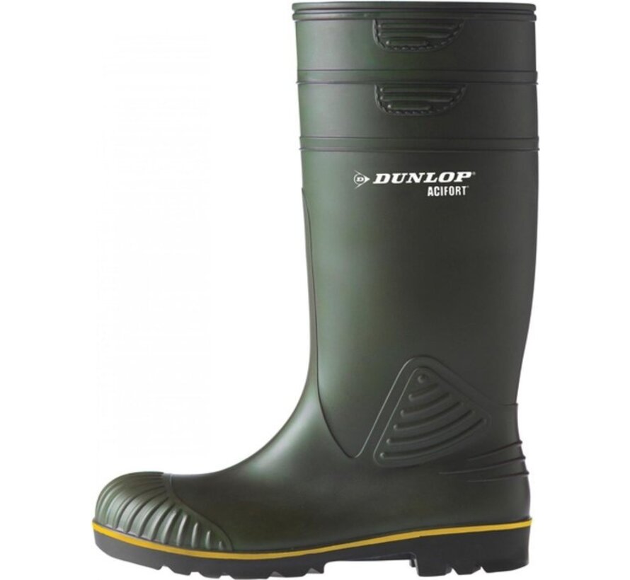 Dunlop B440631 Acifort Vert Bottes à genoux Hommes