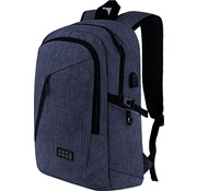 TRVLMORE TRVLMORE Sac à dos - 25L - 15.6 inch - Sac à dos pour ordinateur portable - Sac d'école - Unisexe - Résistant aux éclaboussures - Garantie à vie - Bleu