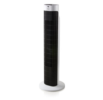 Domo Ventilateur colonne avec télécommande et affichage LED - 77cm