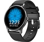 Denver Smartwatch - 5 cadrans - Appels/SMS - Activité sommeil - Fréquence cardiaque, Pression artérielle, Mode sport - IP67 - SW173 - Noir