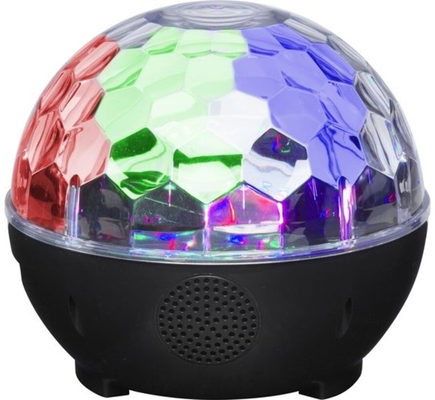 Denver BTL-65 - Enceinte Bluetooth - Lumière disco - Noir