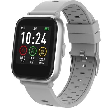 Denver Denver SW161 Smartwatch - Montre de sport - Cardiofréquencemètre - Podomètre - Traceur de sommeil - IOS & Android - Gris