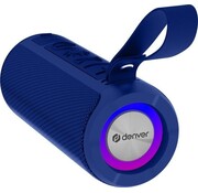 Denver Denver Enceinte Bluetooth sans fil - Effets de lumière - Boîte à musique - Appairage TWS - BTV213 - Bleu