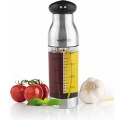 MAXXMEE MAXXMEE Vaporisateur 2 en 1 pour le vinaigre et l'huile, 200 ml, acier inoxydable, noir