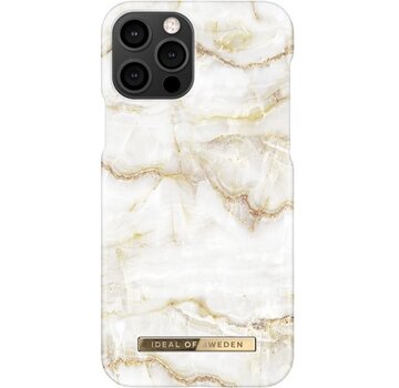 iDeal of Sweden iDeal of Sweden Coque arrière pour iPhone 12 - 12 Pro - Golden Pearl Marble