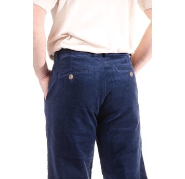 Generic Pantalon thermo en velours côtelé, bleu marine, taille 60