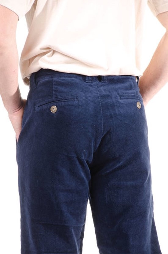 Pantalon thermo en velours côtelé, bleu marine, taille 60