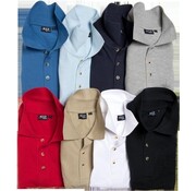 Generic Polo avec fermeture à bouton et poche poitrine bleu clair taille M