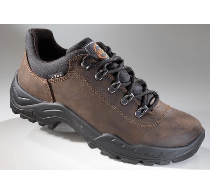 Chaussures de marche en cuir nubuck marron/noir taille 41