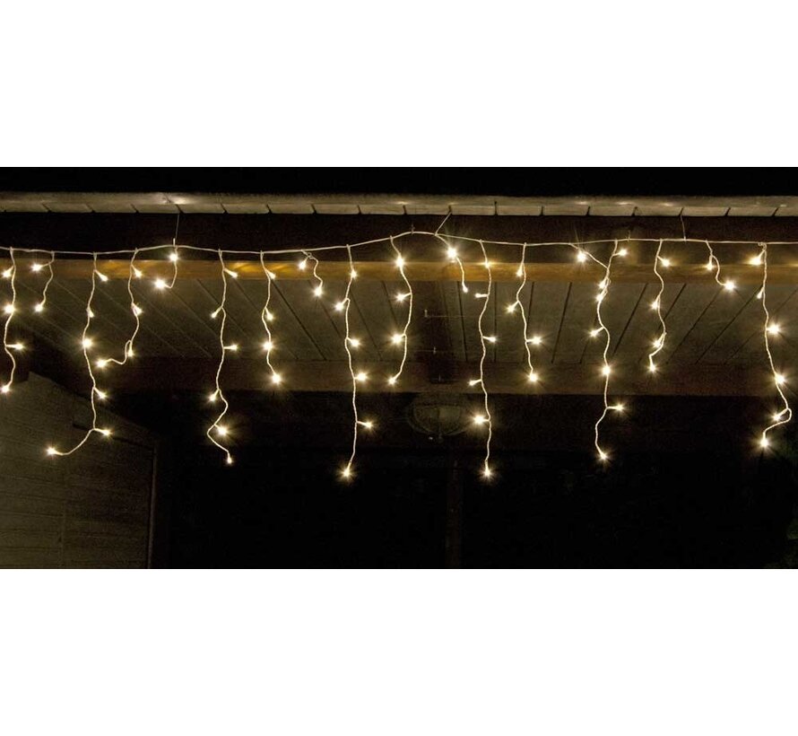 Guirlande "rideau" lumineuse LED - blanc chaud