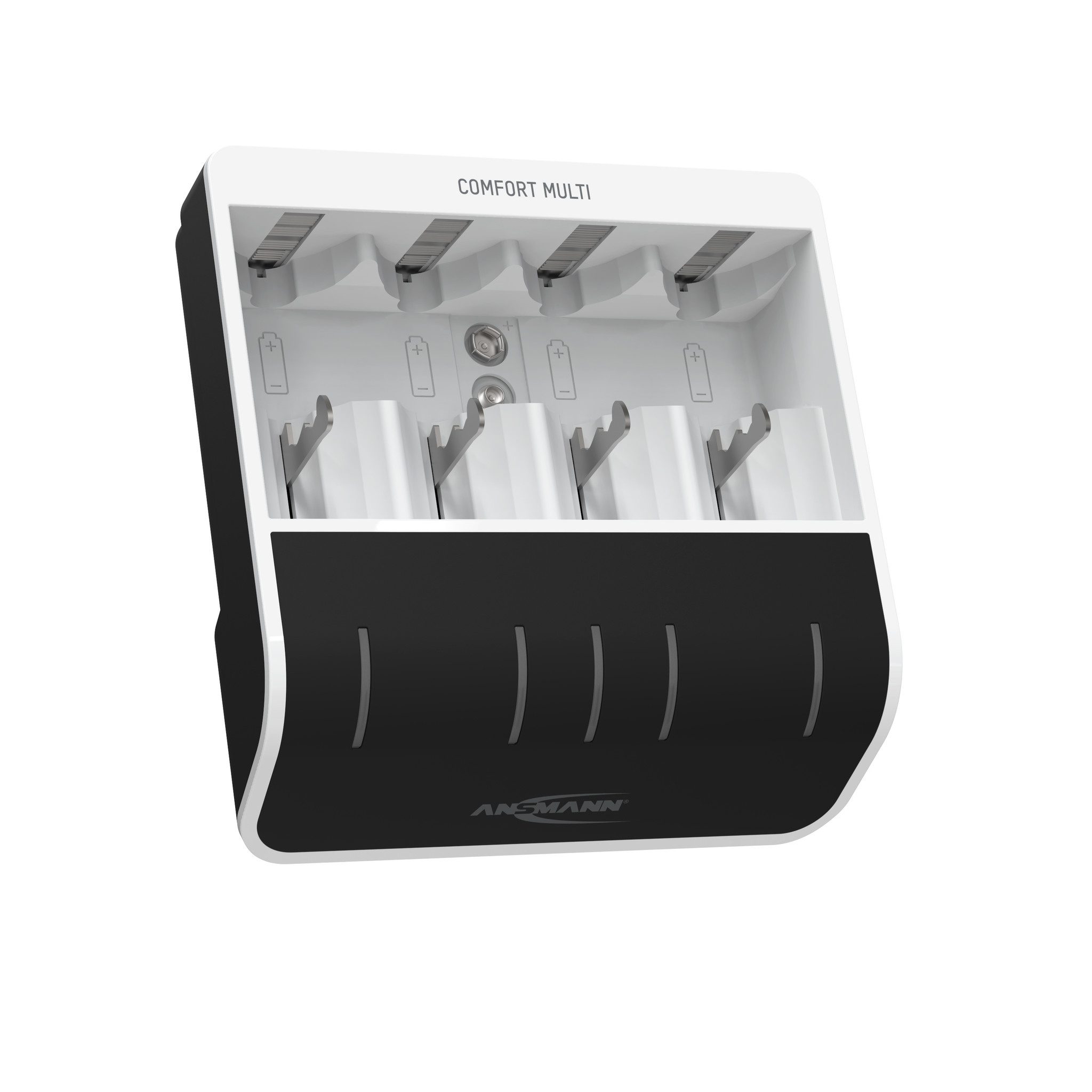 Comfort MultiCharger pour les batteries NiMH - Chargement commandé par microcontrôleur avec surveillance individuelle des fermetures