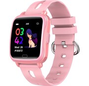 Denver Denver Smartwatch Kids - pour Android et iOS - podomètre et compteur de distance - appels/SMS - activité sommeil - écran 1,4'' - fréquence cardiaque, moniteur de tension artérielle, mode sport - rose - SWK110P