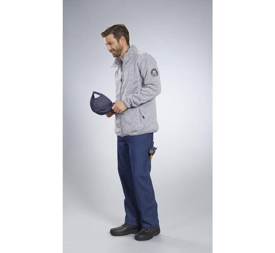 Wisent Work Wear Jean de travail en denim durable, couleur bleu, taille 60