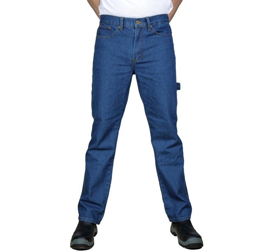 Wisent Work Wear Jean de travail en denim durable, couleur bleu, taille 60