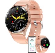 Denver Denver Smartwatch Femmes et Hommes - Android & iOS - Fonction complète - Montre sport - Podomètre - Moniteur de fréquence cardiaque - Moniteur de pression artérielle - Moniteur de saturation - Moniteur de sommeil - SWC372 - Rose