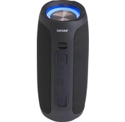 Denver Denver Enceinte Bluetooth avec éclairage LED - Boîte à musique avec batterie rechargeable - TWS Pairing - AUX - BTV220 - Noir