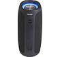 Denver Enceinte Bluetooth avec éclairage LED - Boîte à musique avec batterie rechargeable - TWS Pairing - AUX - BTV220 - Noir