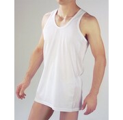 Generic Maillot de corps en maille blanche taille XXL