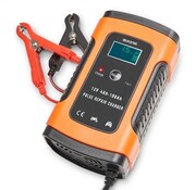 Auronic Auronic Chargeur de batterie - Chargeur de secours - pour voiture et moto - 12V - jusqu'à 100Ah - Orange