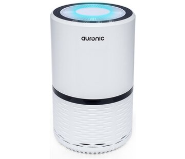 Auronic Auronic Air Purifier - Purificateur d'air avec filtre HEPA - Elimine 99.97% - 25W - 3 étapes - Blanc