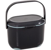 Brender Compost Caddy-GFT poubelle - 24x18x17cm - Gris/Aqua