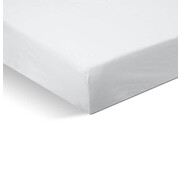 Presence Drap-housse Presence Satin - Blanc - Taille : 160 x 200