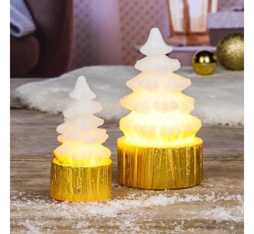 Bougies de Noël en cire véritable Hi LED - 2 pièces