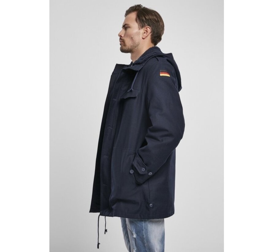 Parka bleu marine taille XXXXL