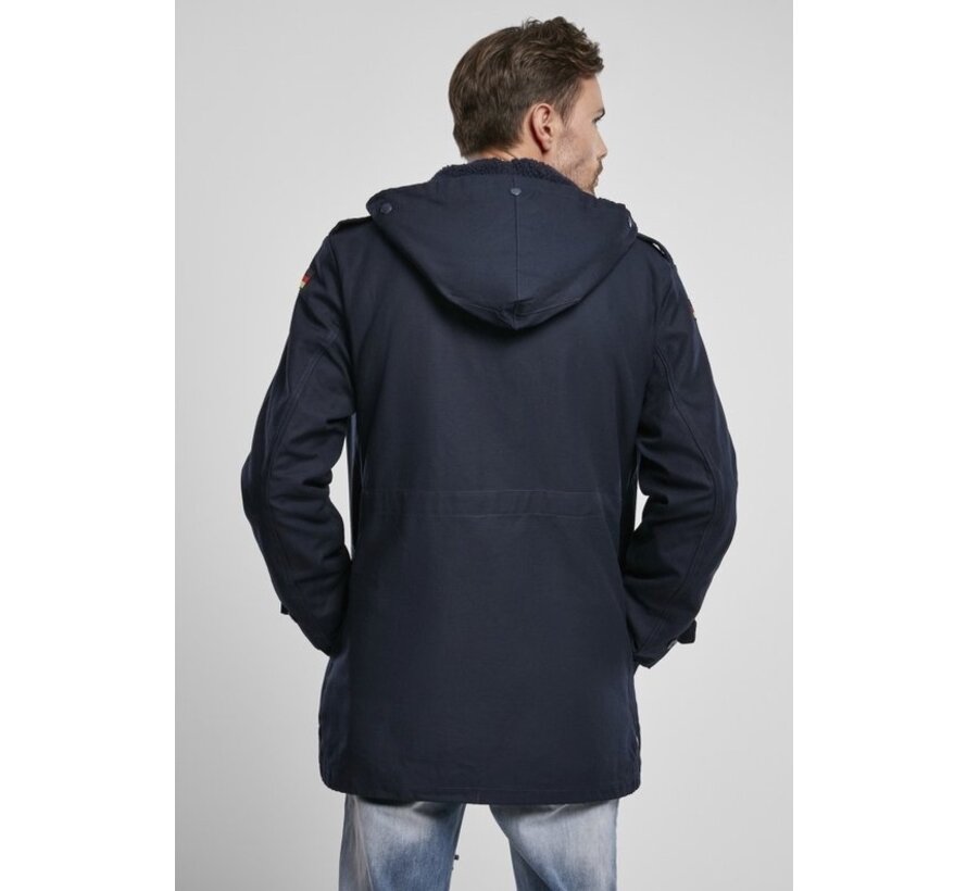 Parka bleu marine taille XXXXL