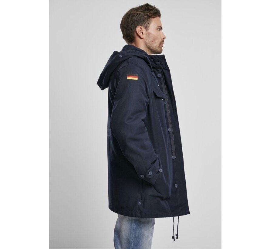 Parka bleu marine taille XXXXL