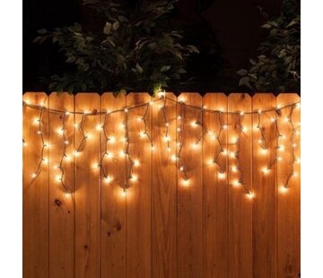 Giftmas Giftmas Icicle Christmas Lights - Lumières de Noël d'extérieur - 120 LEDs - 4m - Reliable jusqu'à 12m - Pour l'intérieur et l'extérieur