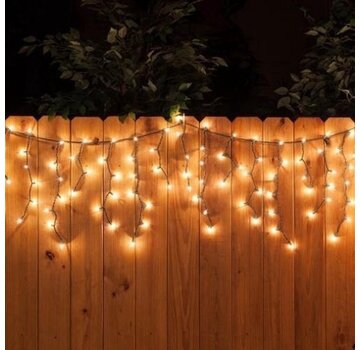 Giftmas Giftmas Icicle Christmas Lights - Lumières de Noël d'extérieur - 120 LEDs - 4m - Reliable jusqu'à 12m - Pour l'intérieur et l'extérieur