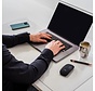 WURK Professional Desk Pad Transparent - Organisateur de bureau - Inclut un clip pour câble - 90x45