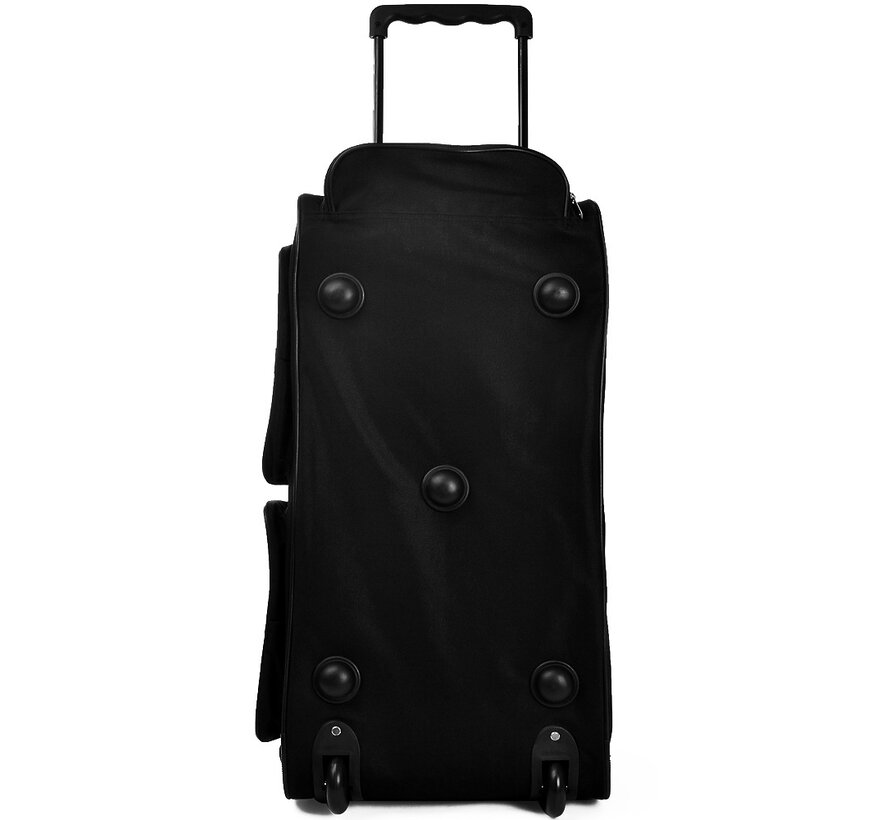 Sac de sport Monzana - Sac de voyage - Sac de bagages - 85L - Noir - sac à 4 roulettes