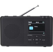 Reflexion Reflexion Radio portable DAB+ et FM - avec batterie rechargeable et prise pour casque d'écoute - anthracite/gris