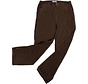 Pantalon en velours côtelé stretch avec taille élastique marron taille 48
