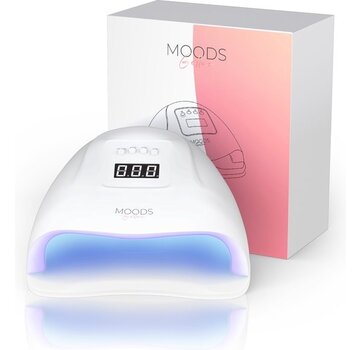 Moods Gellac Moods Gellac Professional Luxury Nail Lamp- UV Lamp Gel Nails - Nail Dryer - Contrôlable avec des boutons - Powerful LED Lamp - White