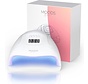 Moods Gellac Professional Luxury Nail Lamp- UV Lamp Gel Nails - Nail Dryer - Contrôlable avec des boutons - Powerful LED Lamp - White