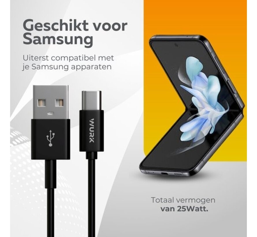 Wurk - Câble de charge USB vers USB C - 1M