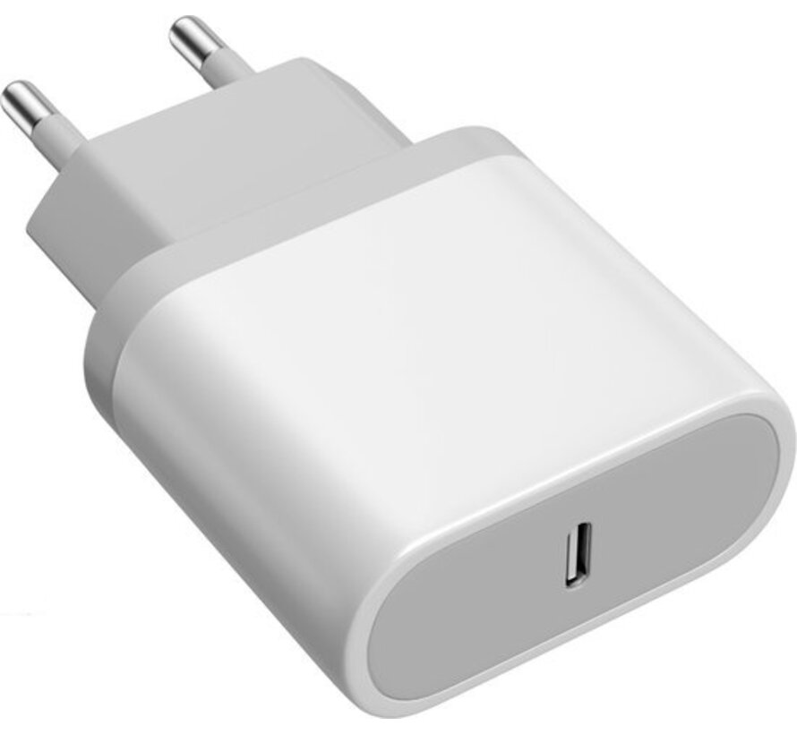 Adaptateur USB-C - Wurk - Chargeur rapide 20W - Convient aux produits Apple et Samsung - Chargeur rapide - Chargeur USB-C - 20W