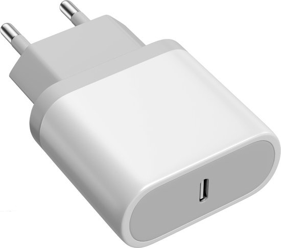 Adaptateur USB-C - Wurk - Chargeur rapide 20W - Convient aux produits Apple et Samsung - Chargeur rapide - Chargeur USB-C - 20W