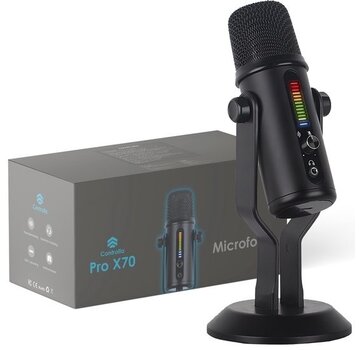 Controlla Microphone USB  Controlla - Micro USB pour enregistrer - Microphone de jeu - Stream - Podcast - Réduction du bruit