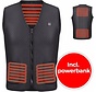 Bodywarmer chauffant - Chauffage électrique - Rechargeable par USB - 3 niveaux - Taille L - Femmes / Hommes