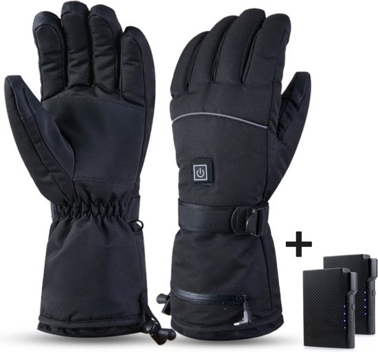 Gants chauffants - Chauffage électrique - Rechargeable par USB - 3 niveaux - Taille M - Femmes / Hommes