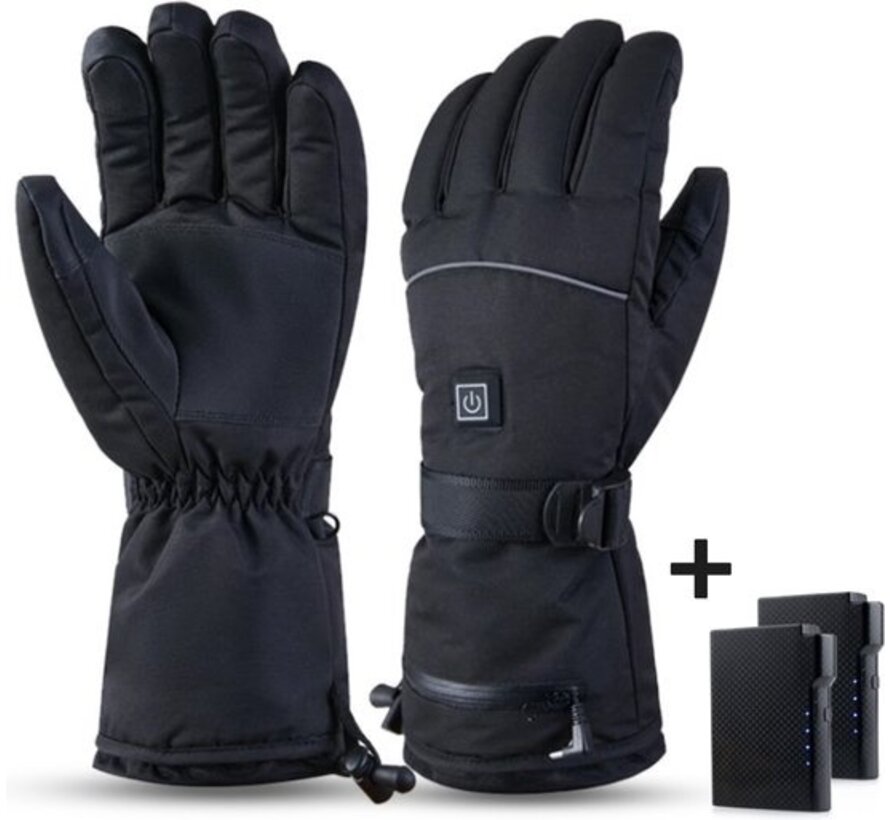 Gants chauffants - Chauffage électrique - Rechargeable par USB - 3 niveaux - Taille L - Femmes / Hommes