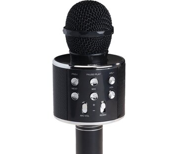 Denver Denver Karaoke Microphone Bluetooth - Sans fil - Ensemble Karaoké - Haut-parleur intégré - AUX - MicroSD - KMS20 - Noir