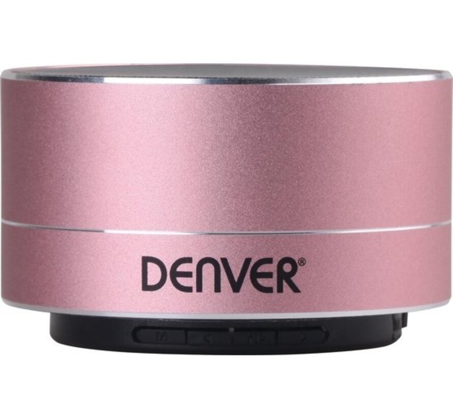 Denver BTS-32 Pink - Enceinte Bluetooth sans fil